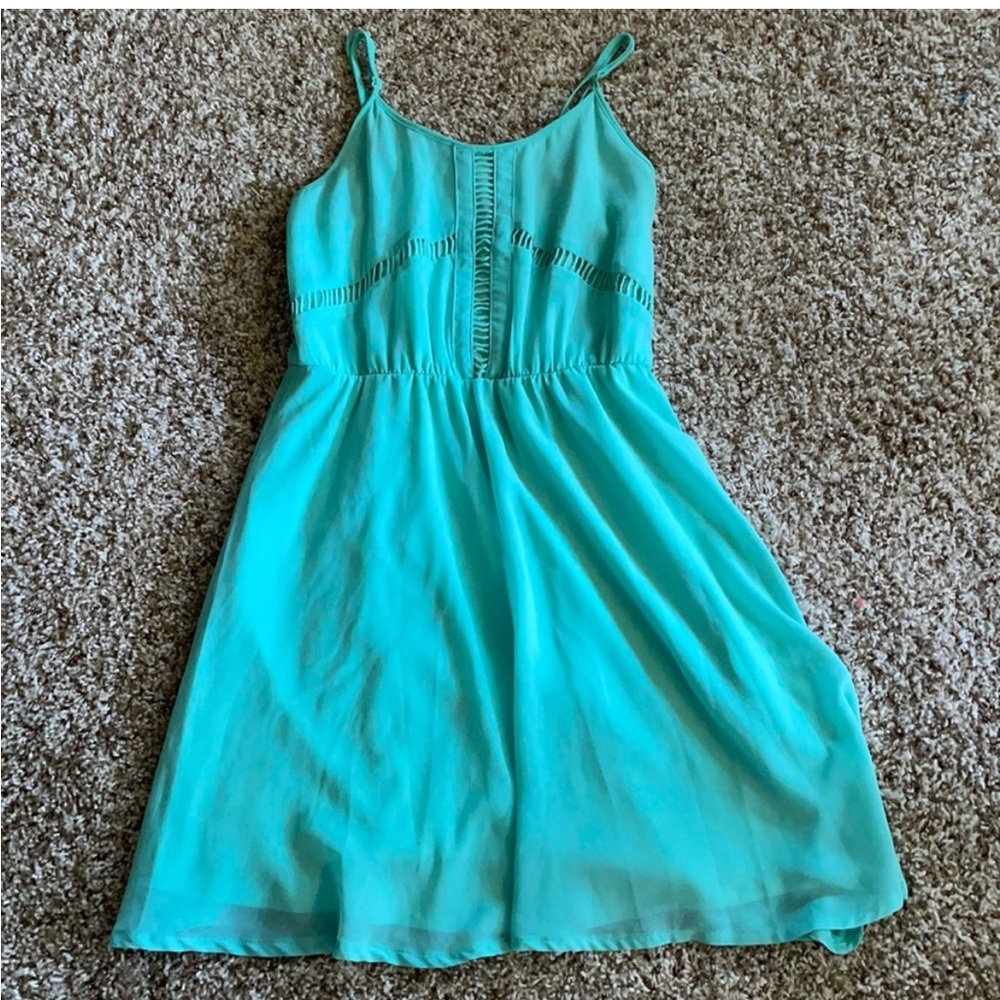 Summer Dress Teal/green/blue flowy